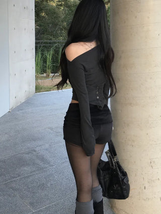 Golji fleece folding shorts