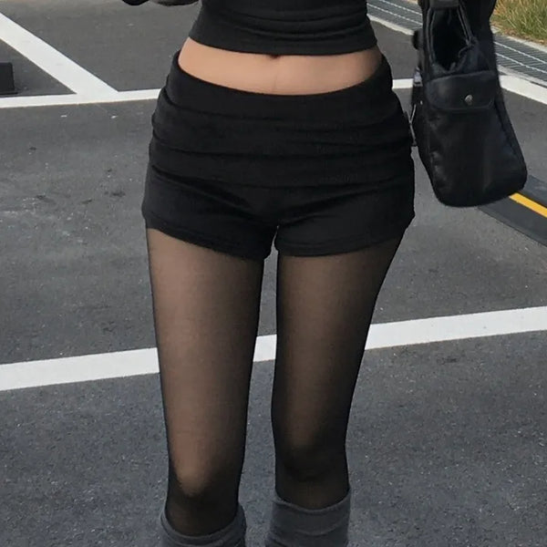 Golji fleece folding shorts