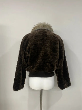 Elide Collar Fur Jacket