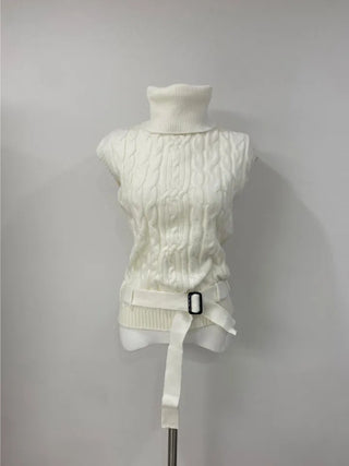 Belt Cable Polar Knit Nashi