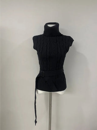 Belt Cable Polar Knit Nashi