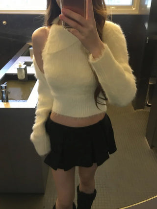 Silton Angora Knit Nashi Cardigan Set