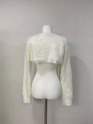 Silton Angora Knit Nashi Cardigan Set