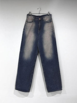 Slap pink washed denim pants