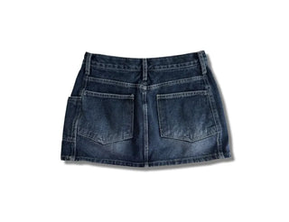 Pocket denim skirt