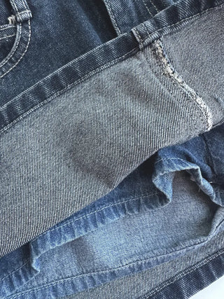 Pocket denim skirt