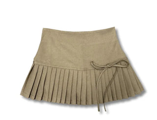 Have Ribbon Pleated Skirt