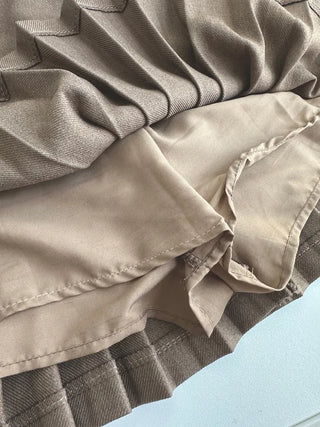 Have Ribbon Pleated Skirt