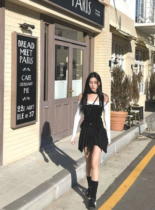 Button Top Scarf Set