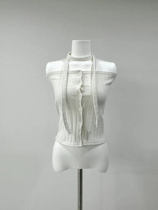 Button Top Scarf Set