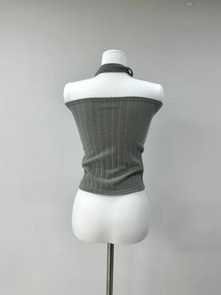 Button Top Scarf Set