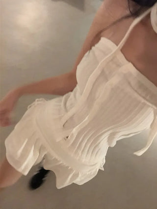 Button Top Scarf Set