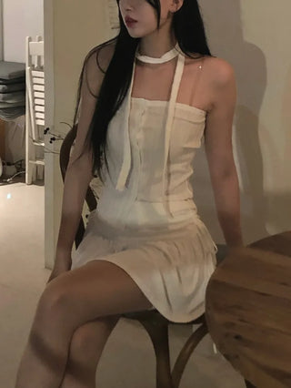 Button Top Scarf Set