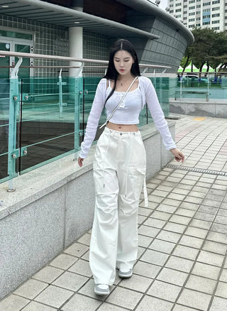 Wool knit bolero cardigan