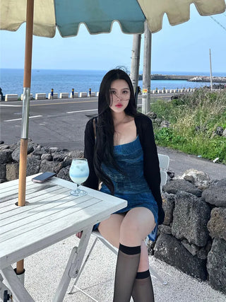 Wool knit bolero cardigan