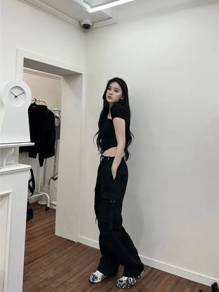 Riva Unbalanced Off-White Tee