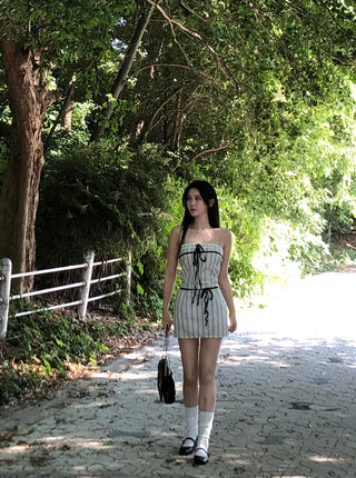 Shirring Knee-High Socks