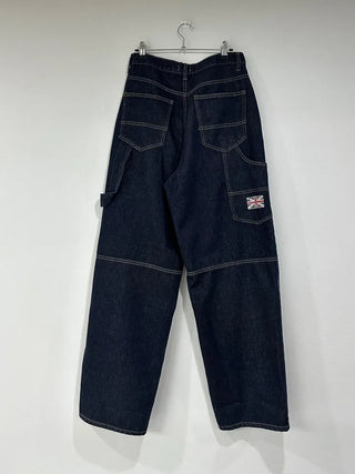 Patch Raw Denim Pants