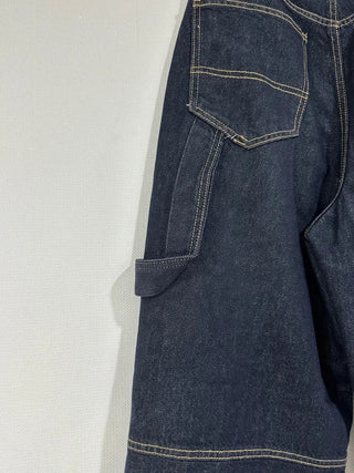 Patch Raw Denim Pants