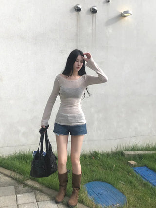 Bass leather shoulder bag