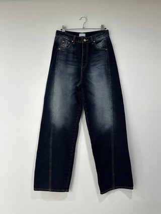 Ocean Deep Blue Denim Pants