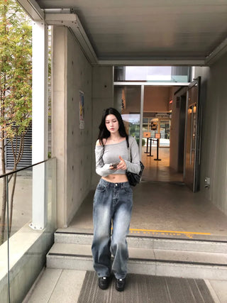 Fleece cropped unisex tee