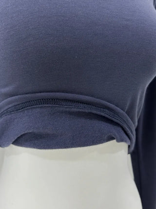 Fleece cropped unisex tee