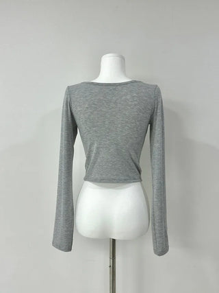 Fleece cropped unisex tee