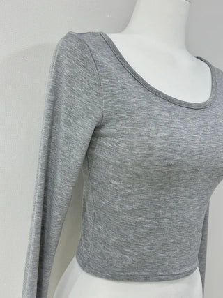 Fleece cropped unisex tee