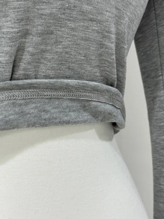 Fleece cropped unisex tee