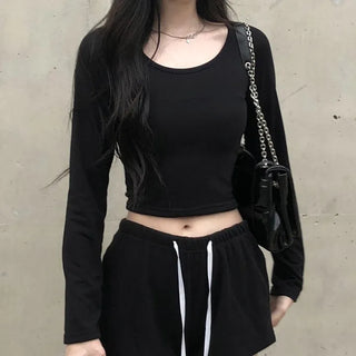 Fleece cropped unisex tee