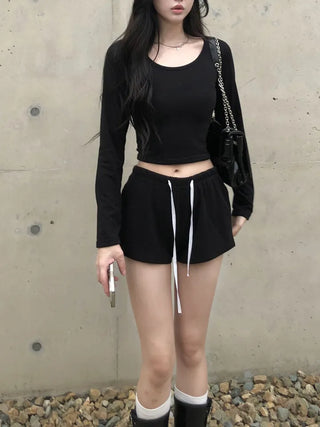 Fleece cropped unisex tee