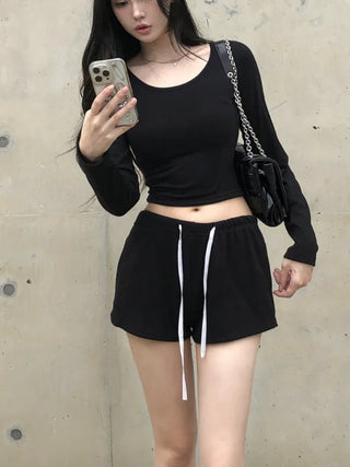 Fleece cropped unisex tee