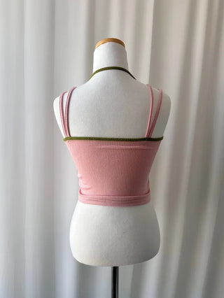 Two-tone shirring layered nasi