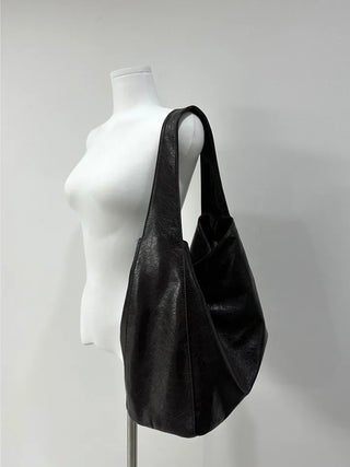 Kisa leather shoulder bag