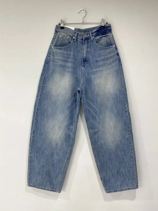Pocket wide denim pants