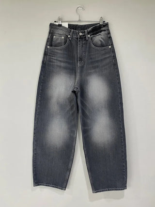 Pocket wide denim pants