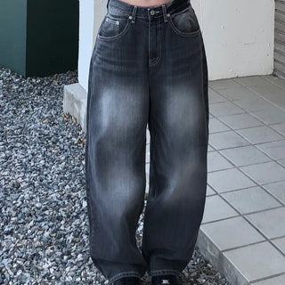 Pocket wide denim pants