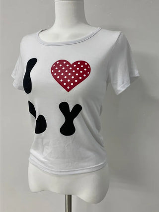 Dot Love Short Sleeve T-shirt