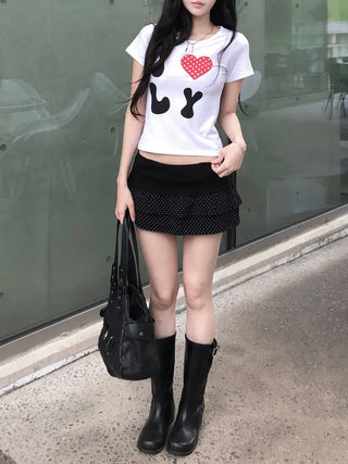 Dot Love Short Sleeve T-shirt