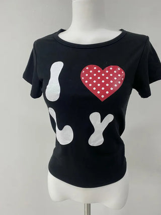 Dot Love Short Sleeve T-shirt