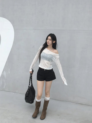 Strappy See-Through Damage Tee