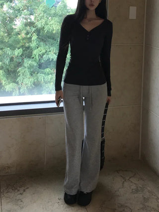 Rich bootcut training pants