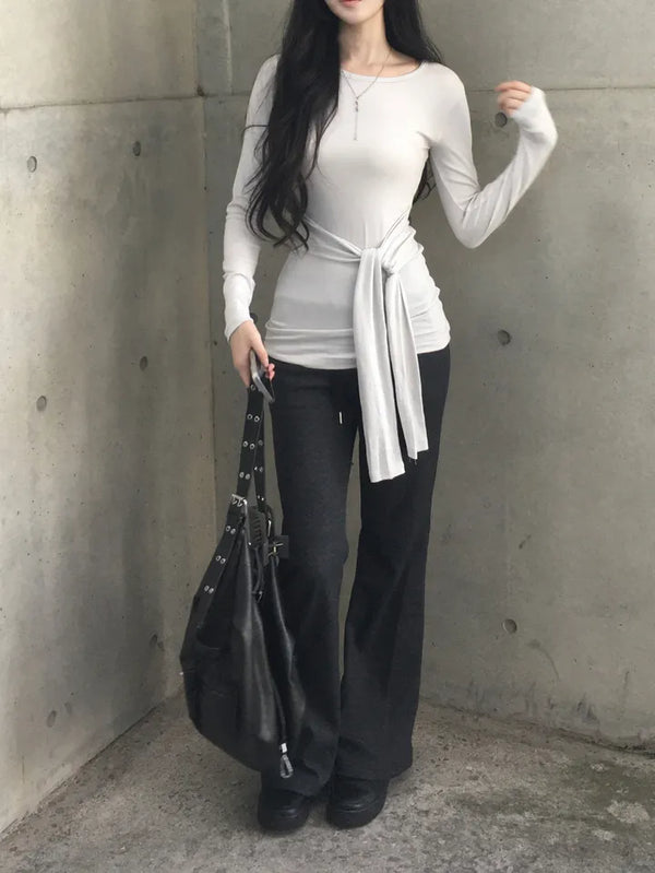 Rich bootcut training pants