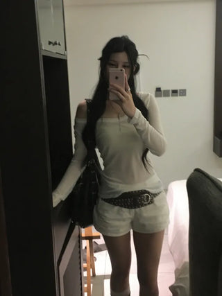 Deep see-through tee