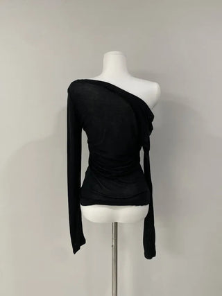 Deep see-through tee