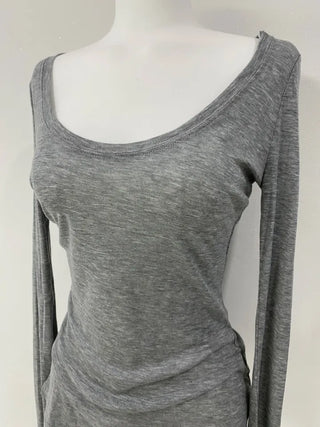 Deep see-through tee