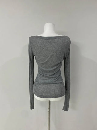 Deep see-through tee