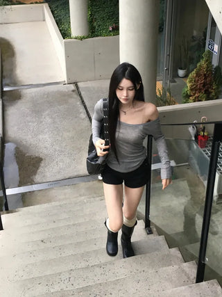 Deep see-through tee