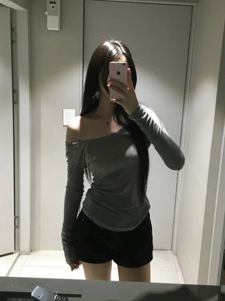 Deep see-through tee